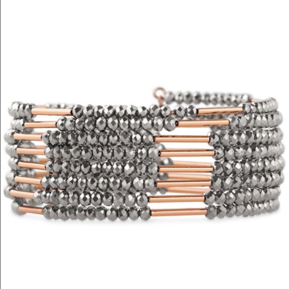 Stella & Dot sparkly rose gold bangle